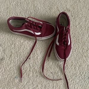 Red cute vans